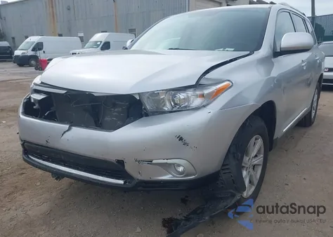 2012 Toyota Highlander Base V6 from USA, damaged, VIN 5TDBK3EHXCS114298